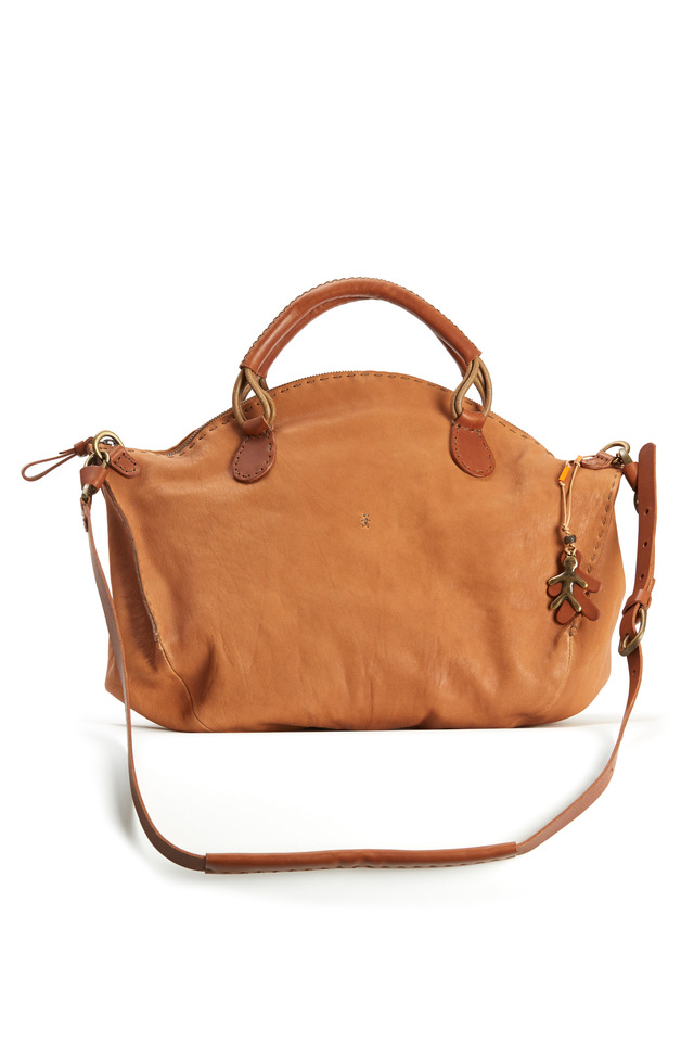 Jessica Rust Leather Satchel