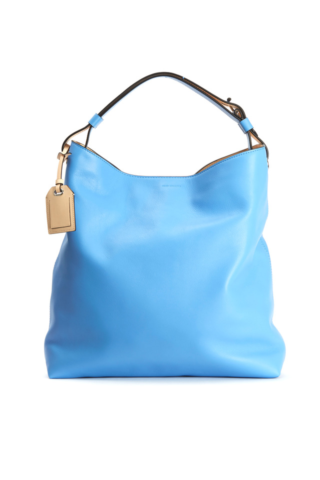 RDK Sky Blue Leather Hobo
