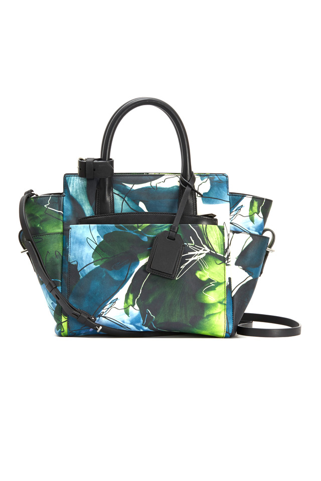Atlantique Floral Leather Mini Handbag