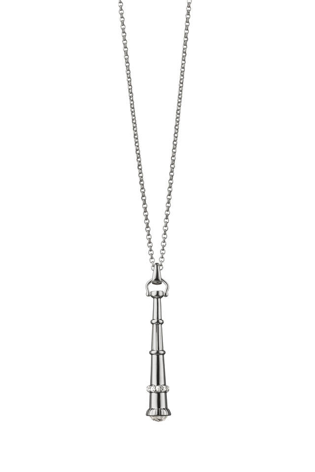Sterling Silver Telescope Charm Necklace