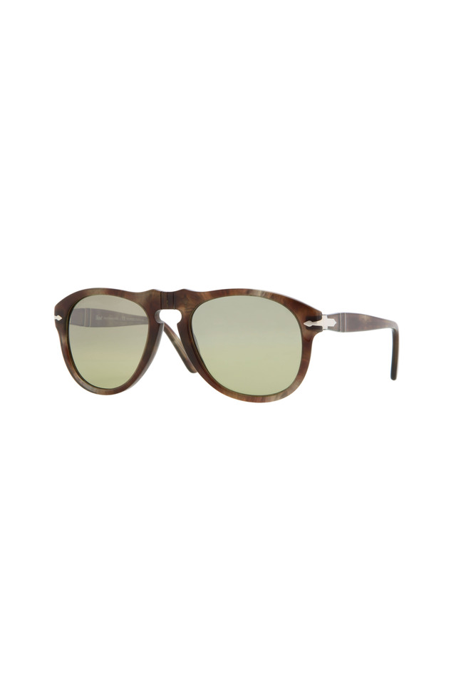 Retro Brown Keyhole Sunglasses