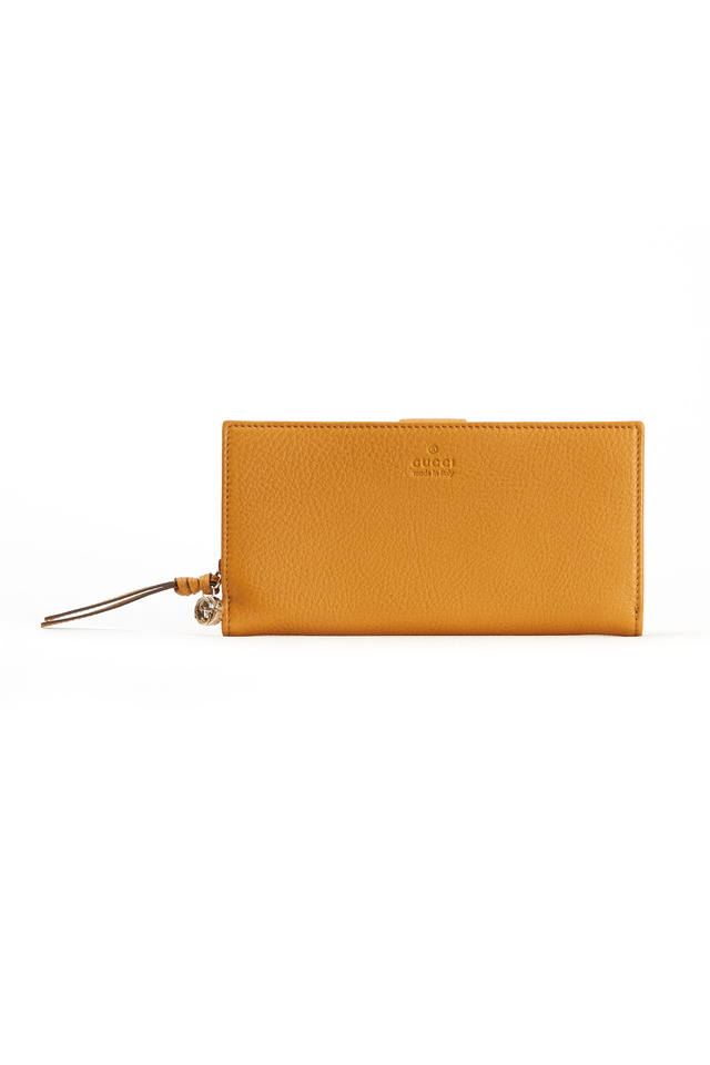 Continental Yellow Leather Wallet