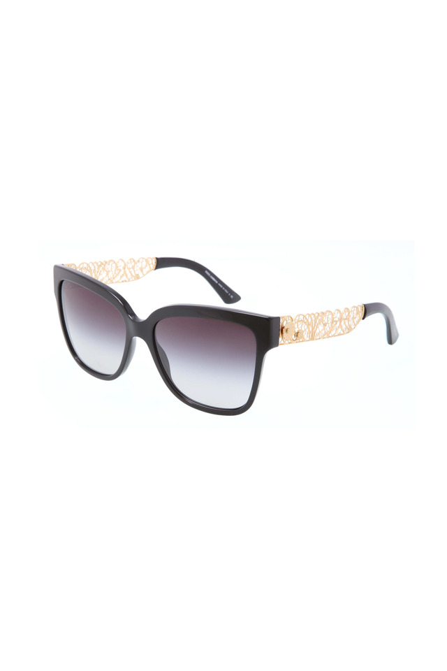 Filigrana Black Square Sunglasses