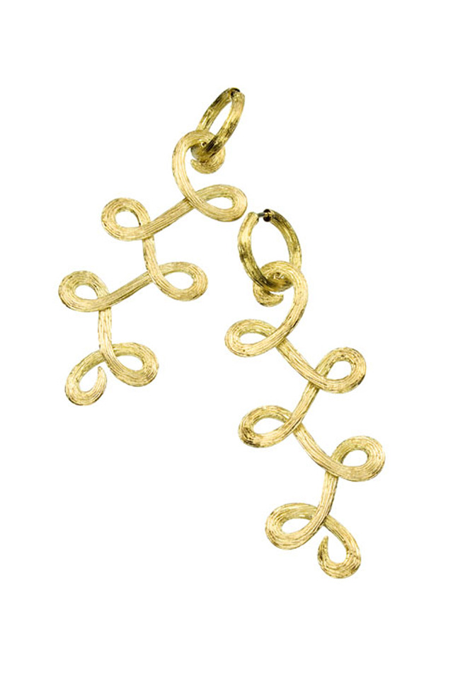 Gold Celtic Dunes Earrings