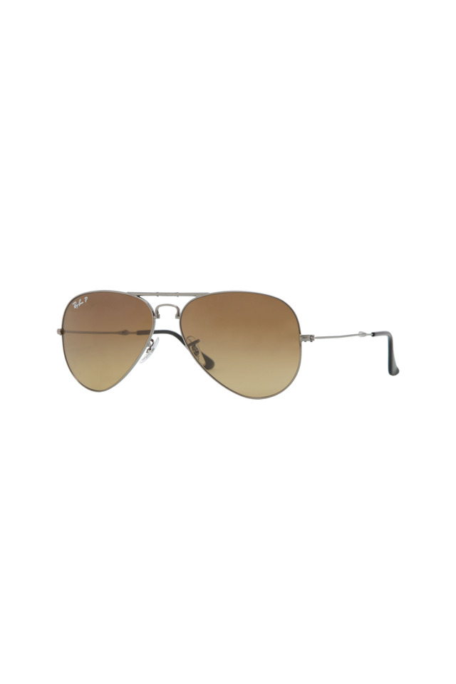 Aviator Folding Gunmetal Sunglasses
