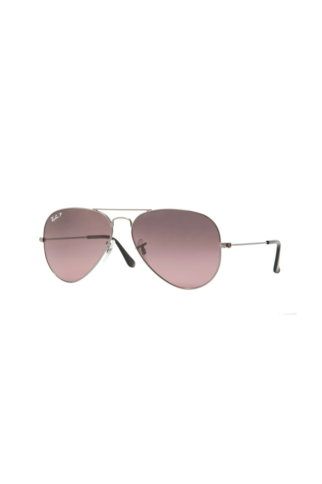 Aviator Large Gunmetal Sunglasses