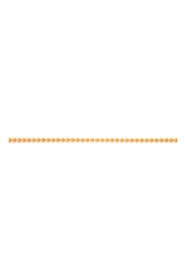 Yellow Gold Ball Chain Necklace