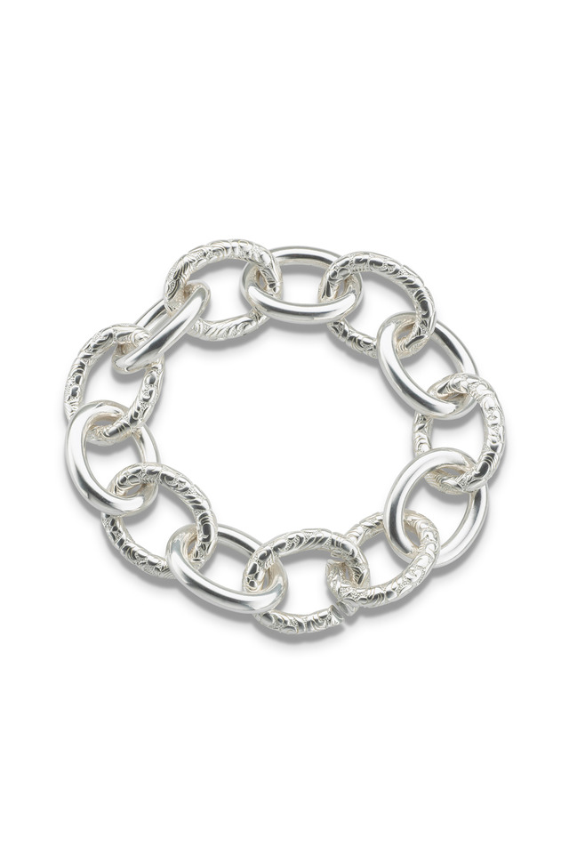 Sterling Silver Link Bracelet, Extra Extra Large