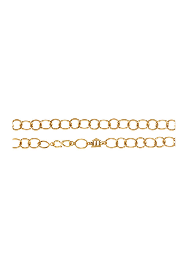 Arno Yellow Gold Link Necklace