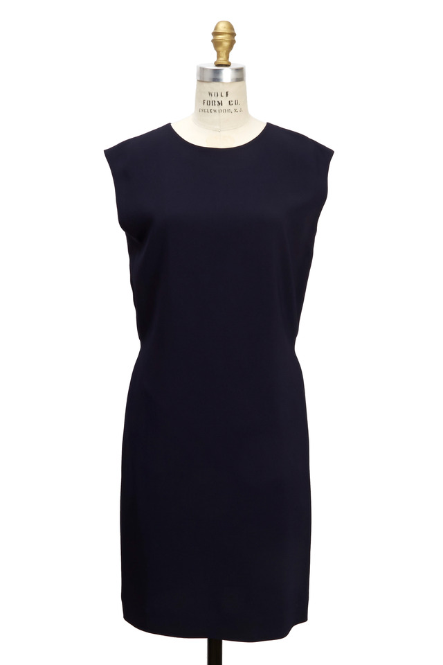 Vania Blueberry Cady Dress