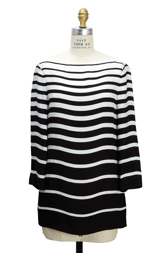 Linette Black & White Cady Tunic