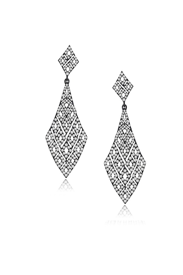 Diamond Dangle Earrings