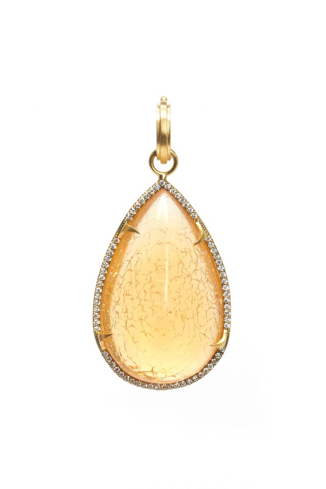 Gold Opal Pendant