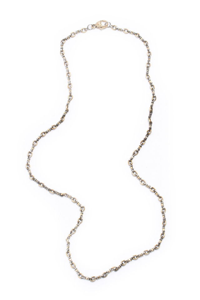 Yellow Gold & Sterling Silver Confetti Necklace
