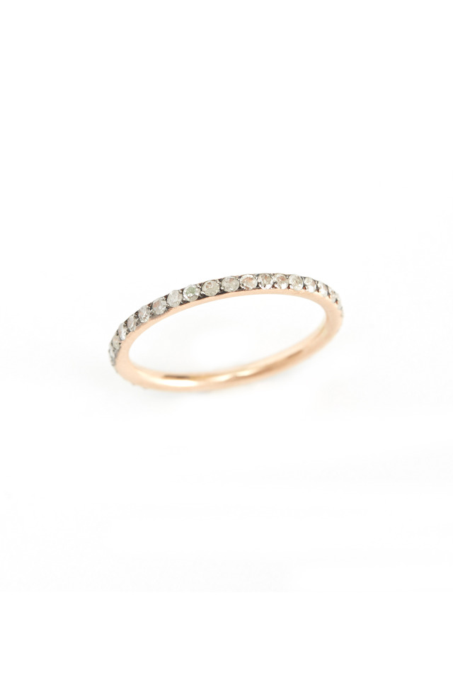 Rose Gold Diamond Stackable Ring