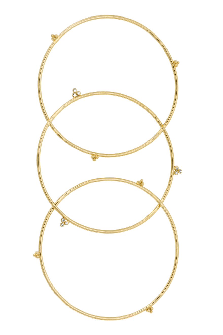 Gold Olympian Bangle Set