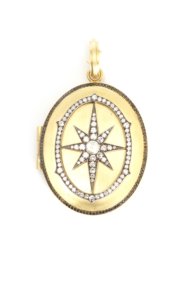 Yellow Gold Diamond Locket