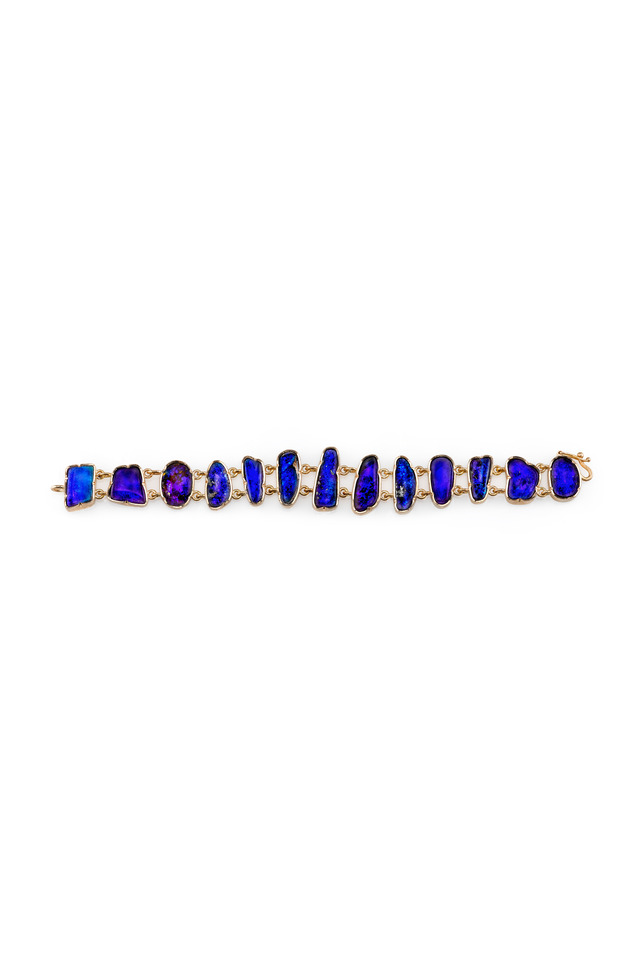 Rose Gold Boulder Opal One-Of-A-Kind Bracelet