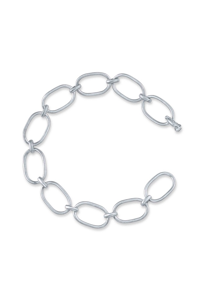 White Gold Link Bracelet