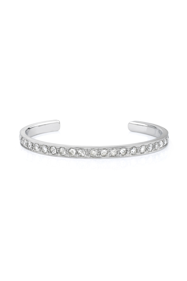 White Gold Diamond Cuff