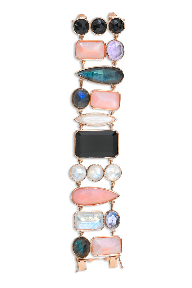 Mixed Shape Gemstone Bracelet