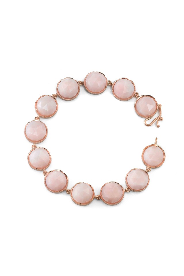 Rose Gold Pink Opal Bracelet