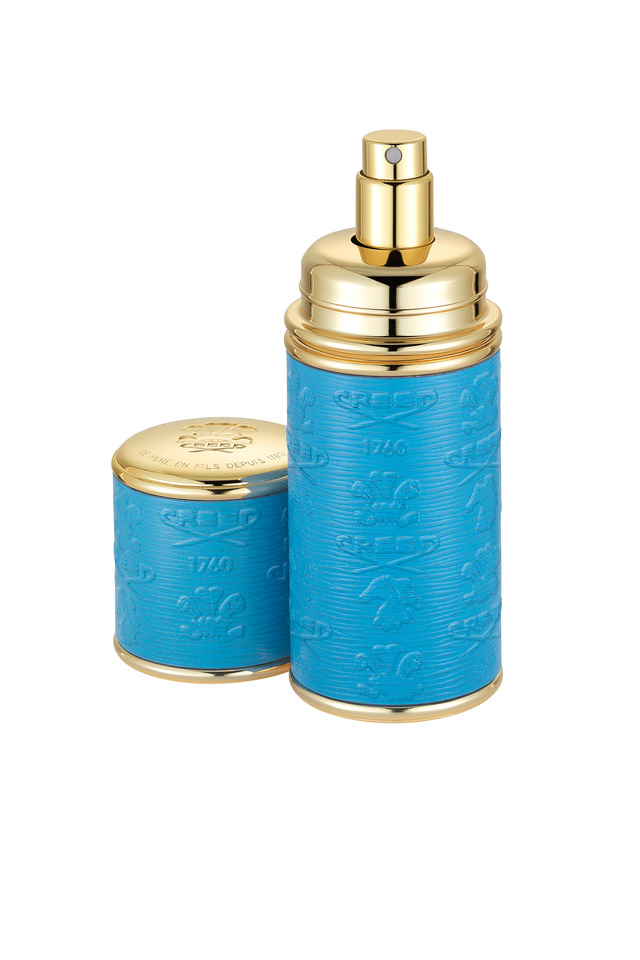 Electirc Blue Embossed Atomizer