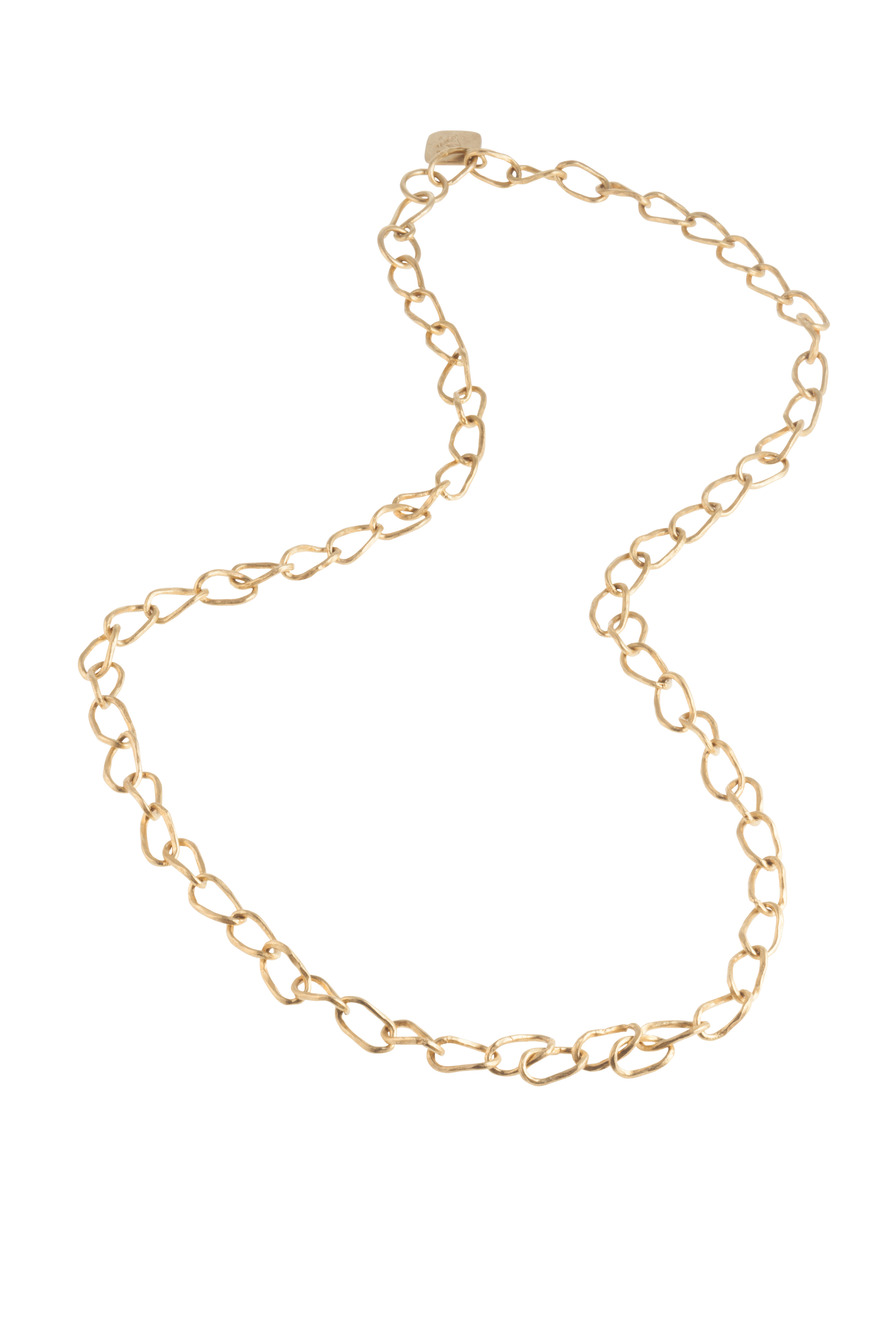 Light Bronze Link Chain Necklace