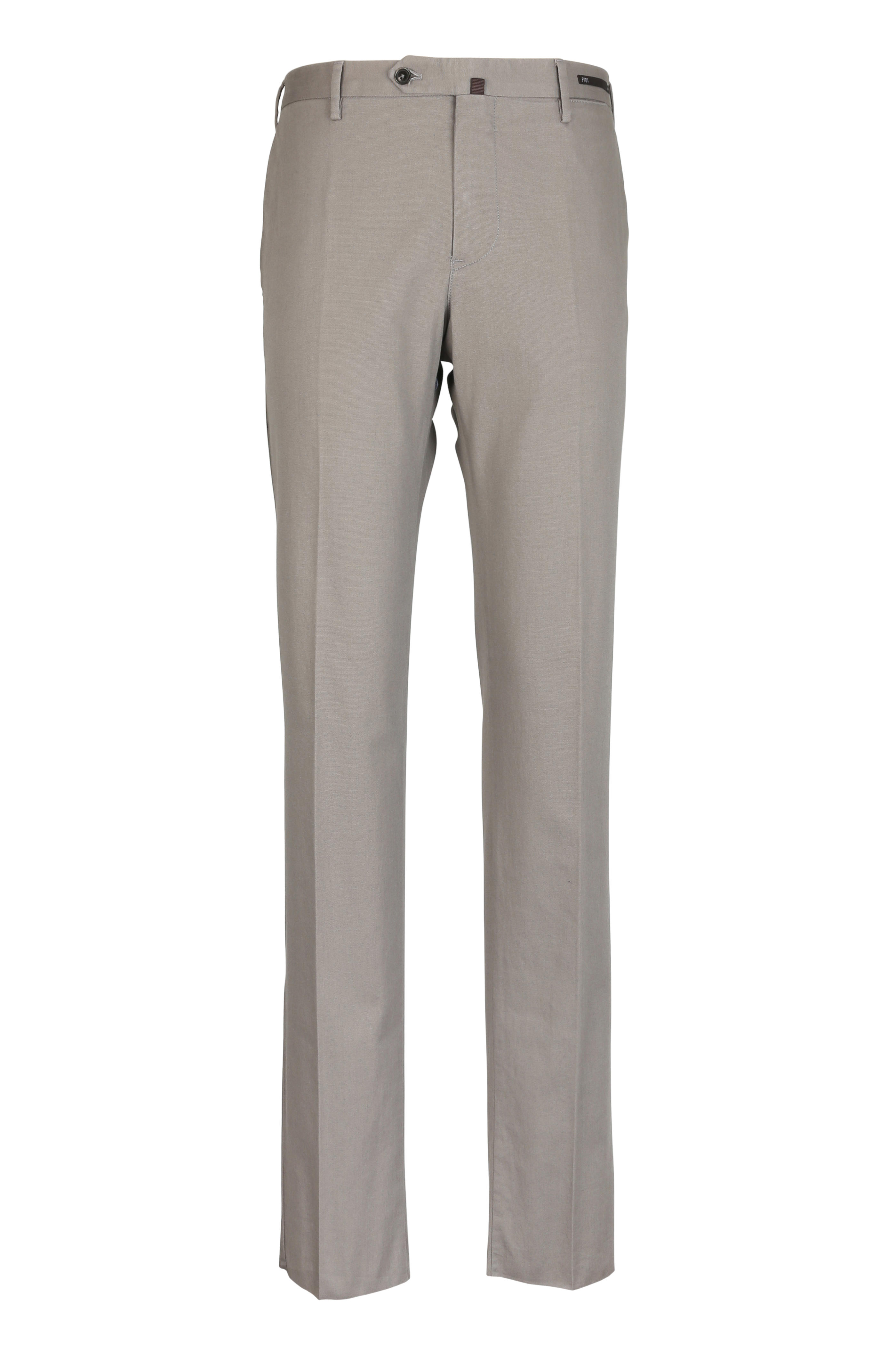 PT Pantaloni Torino - Mushroom Stretch Cotton Pant | Mitchell Stores
