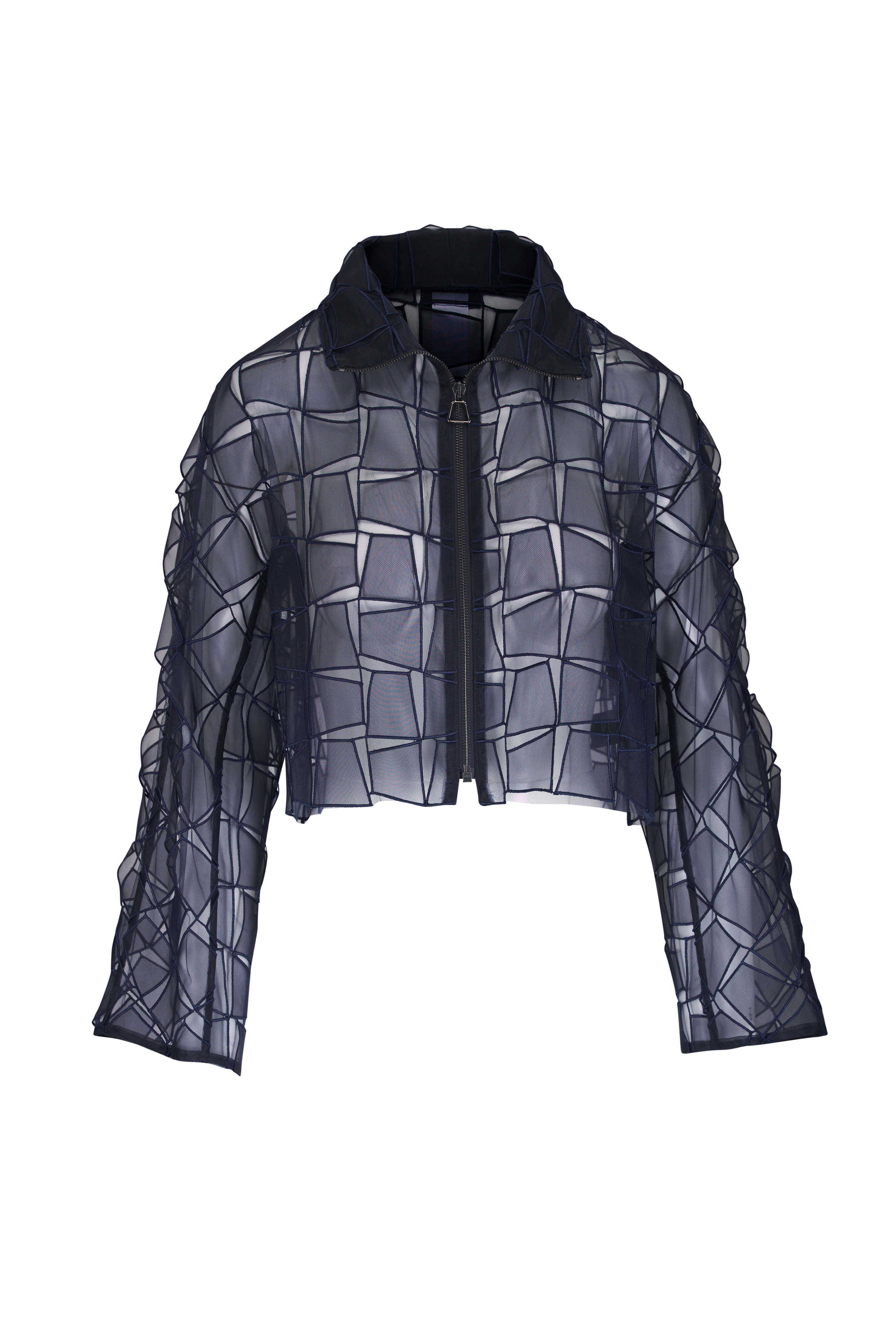 Giorgio Armani - Brown Short Leather Jacket | Mitchell Stores