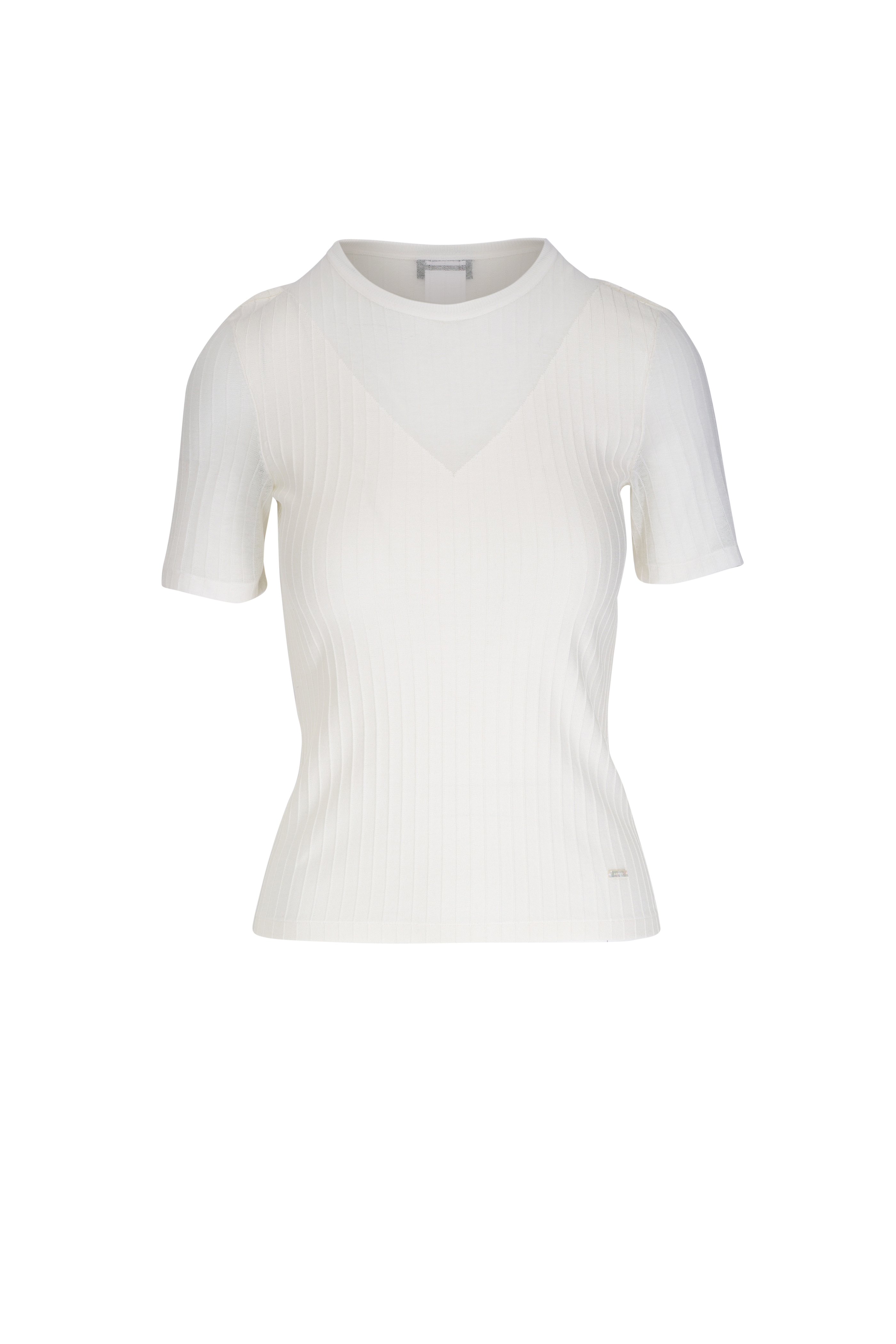 Akris 2024 punto Elements Jersey Square Neck Top