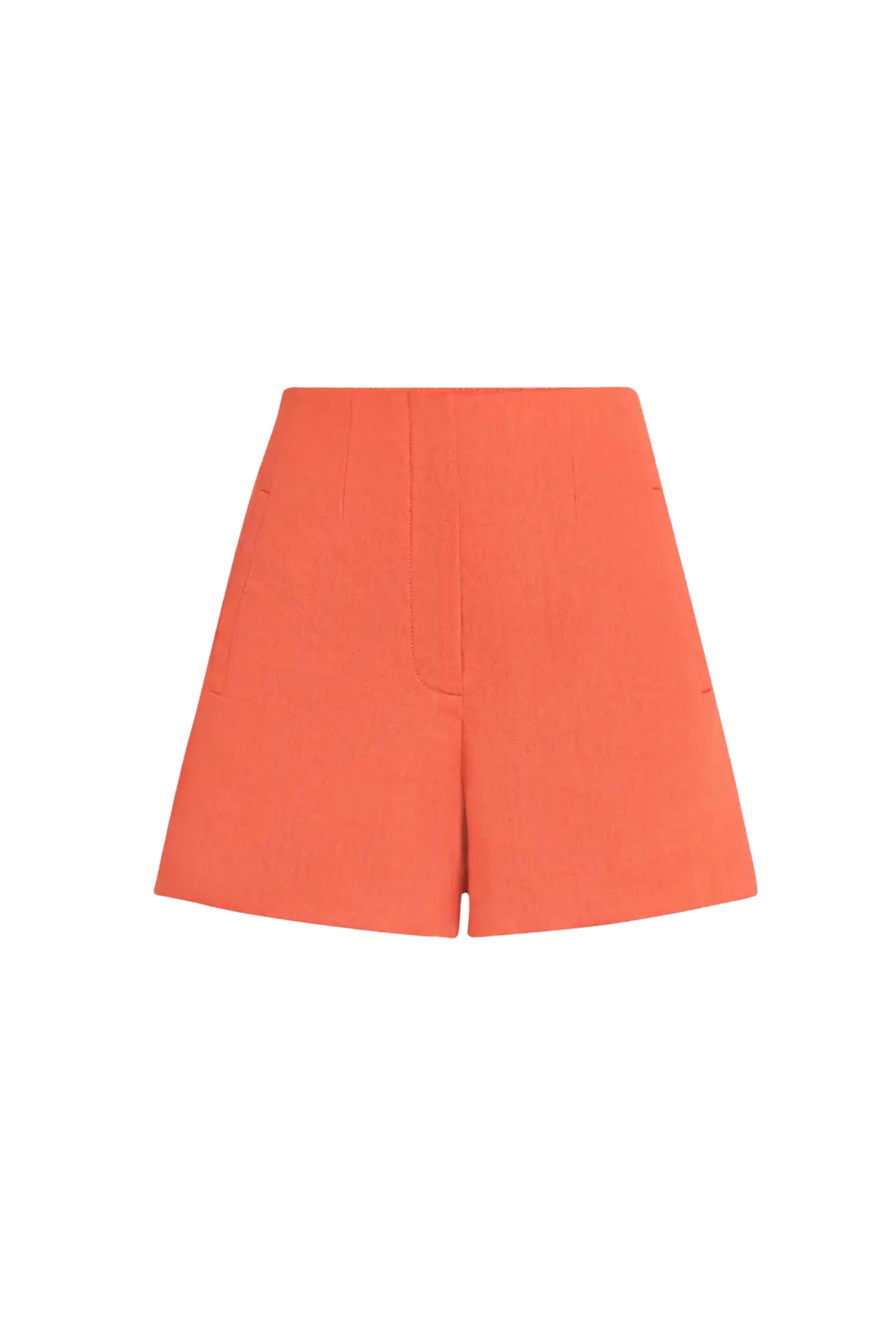 Zimmermann - Harmony Citrus Garden Print High-Rise Shorts