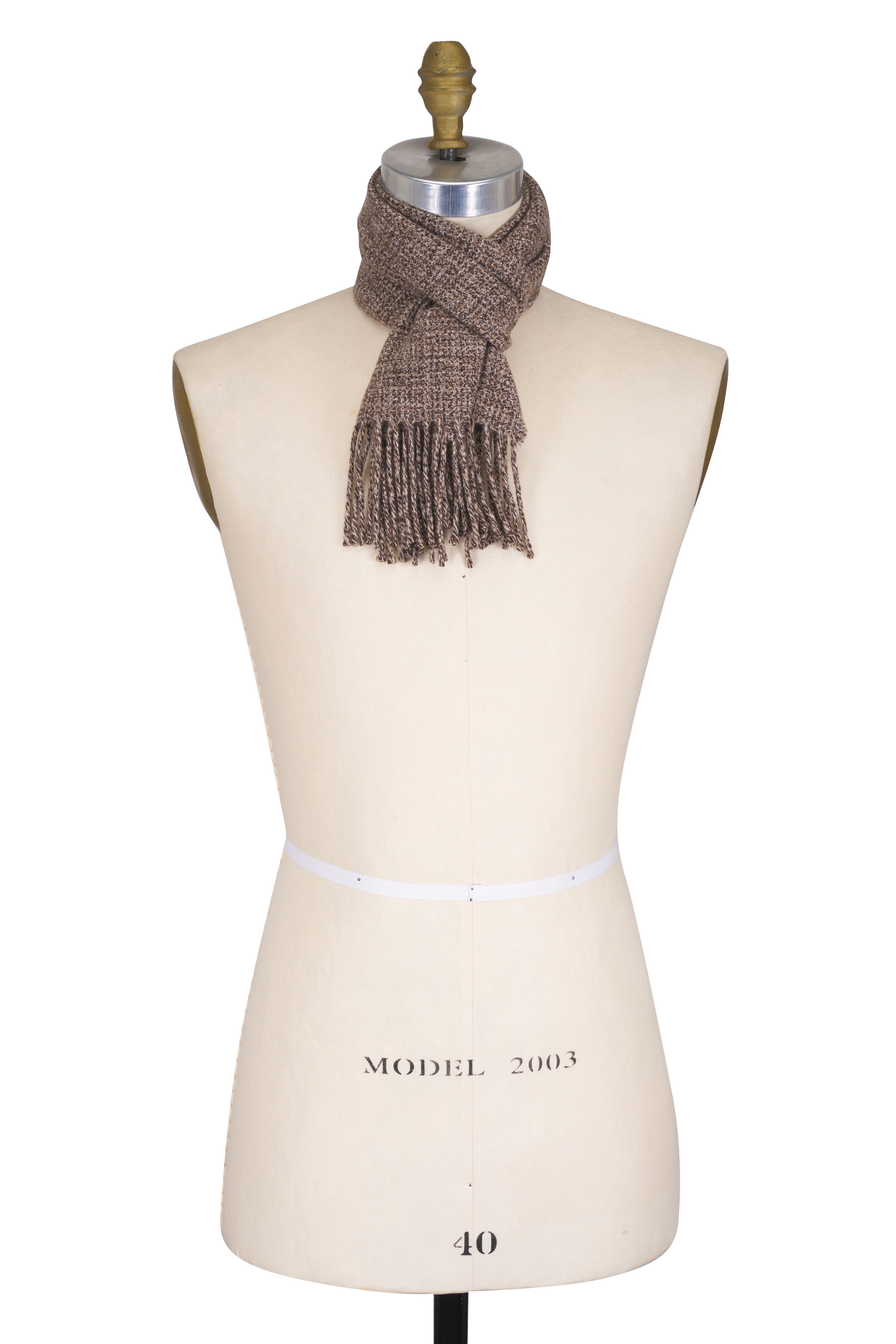 スカーフ Loro Piana Light Grey Cashmere Scarf Loro Scarf Cashmere Icy Stone | Loro Piana ES