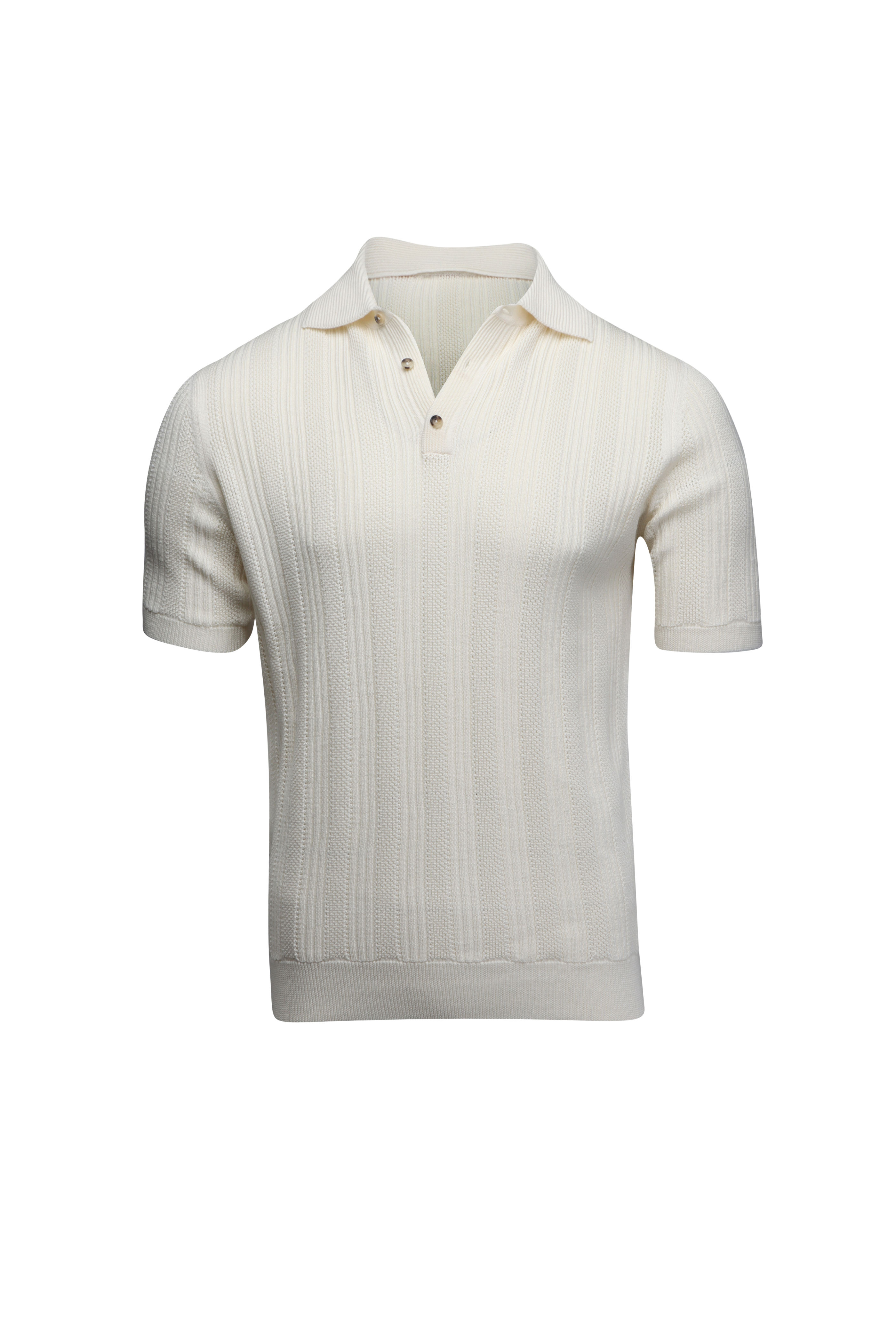 Tom Ford - White Jersey Quarter Zip Pullover | Mitchell Stores