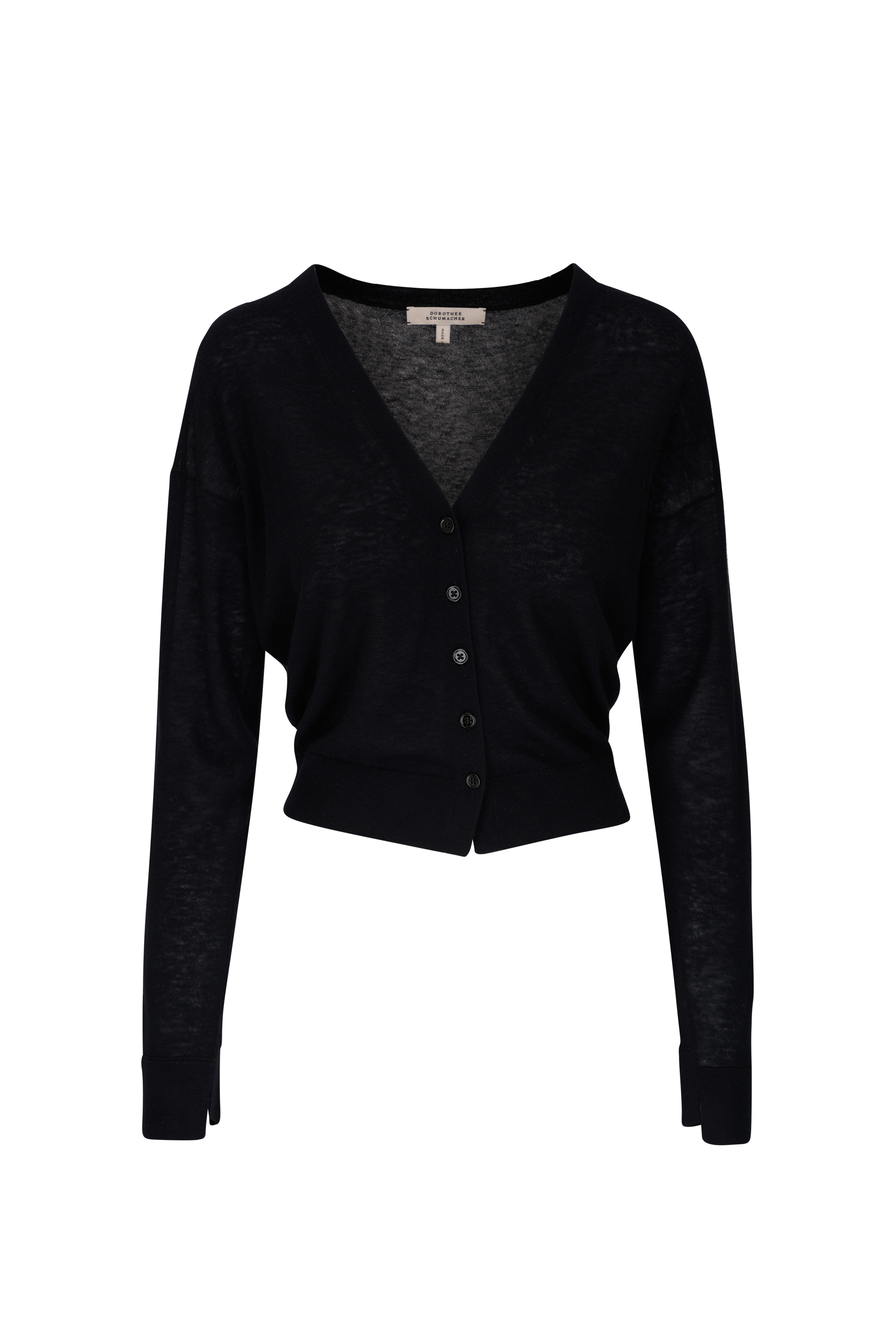 Adam Lippes - Samira Black Chantilly Lace Turtleneck Top