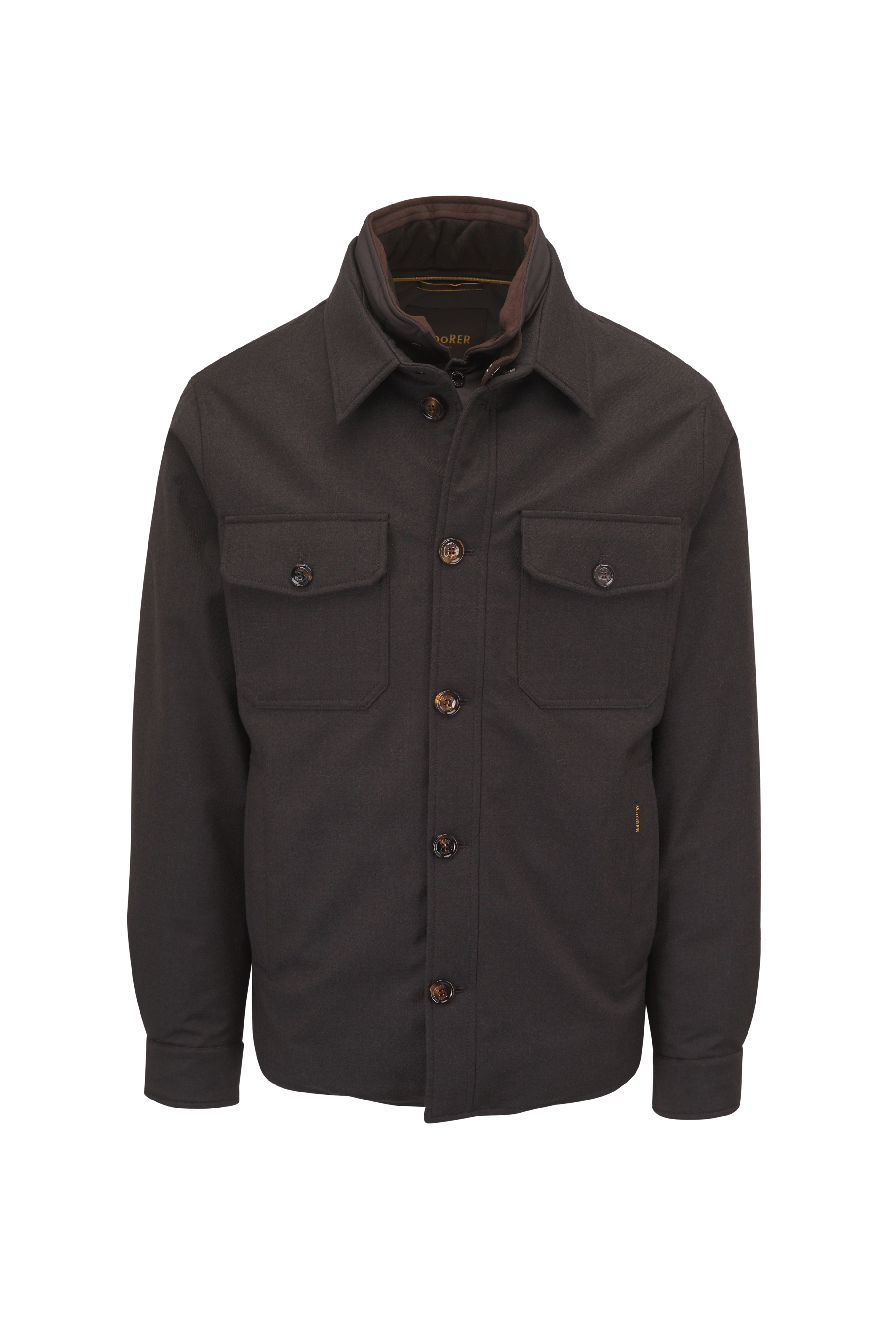 Brioni ボンバージャケット ブルゾン Brioni - Midnight Blue Seersucker Bomber | Mitchell Stores