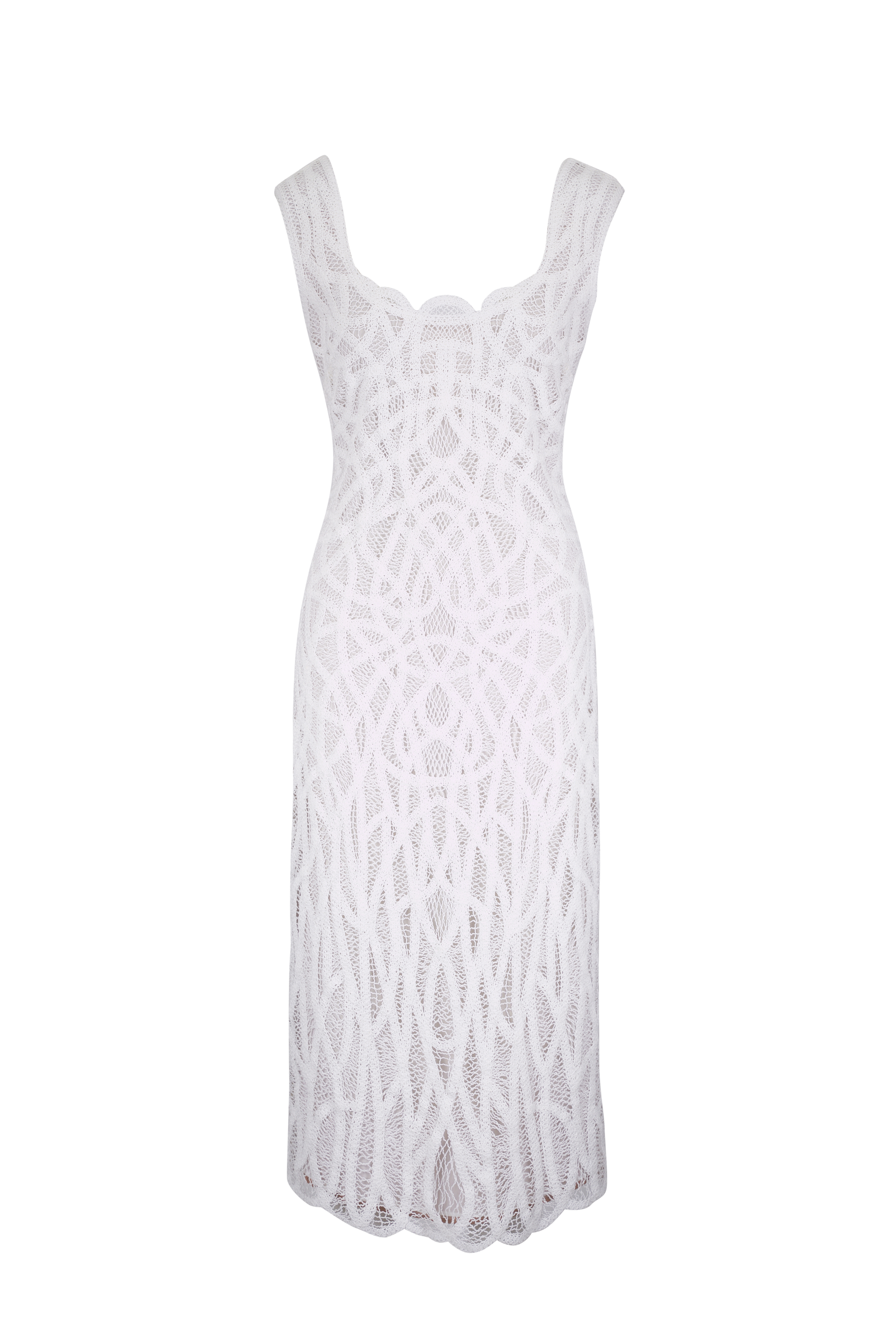 Sara Roka - White Button Down Shirt Gown | Mitchell Stores