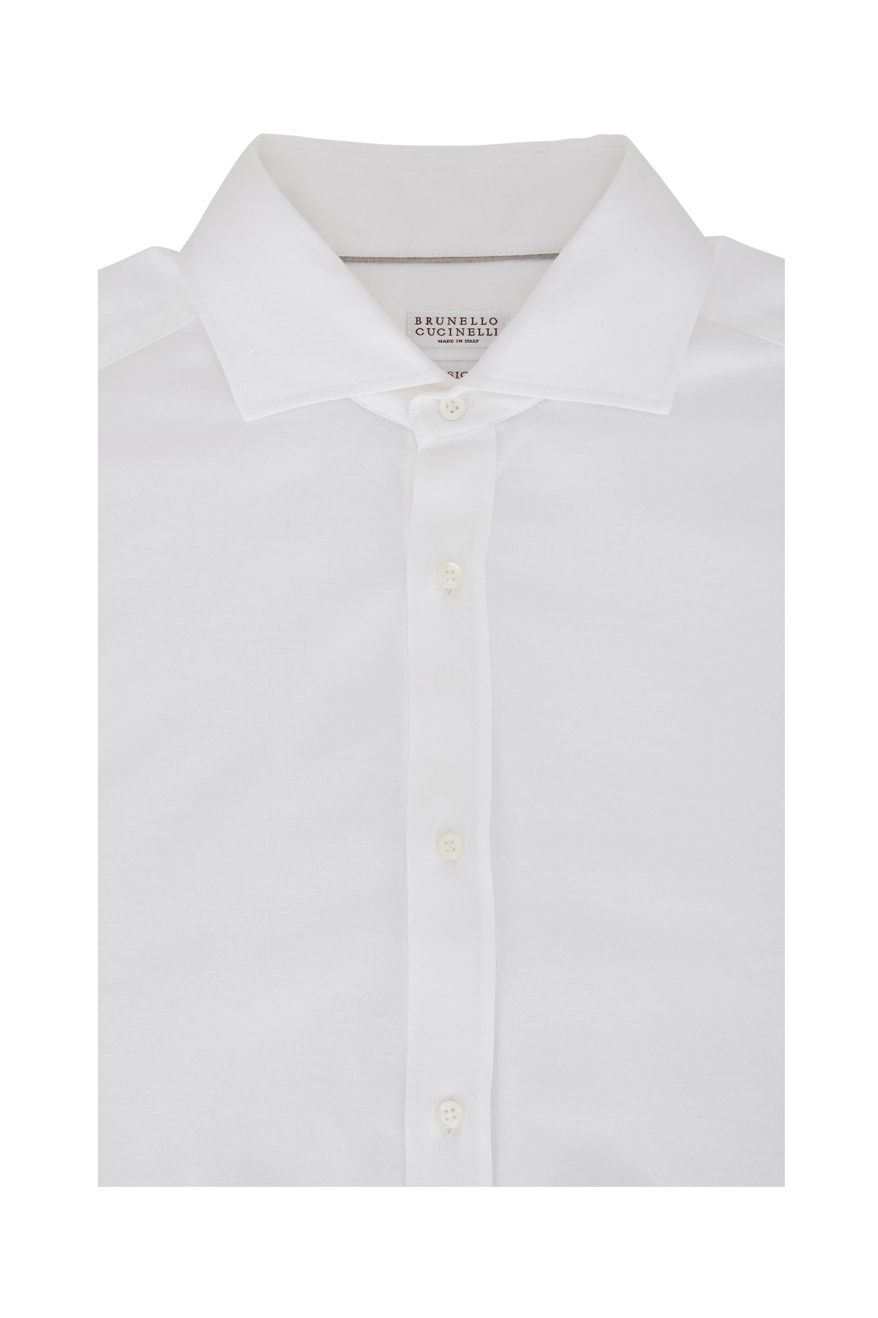 Brunello Cucinelli long-sleeves linen shirt - Neutrals