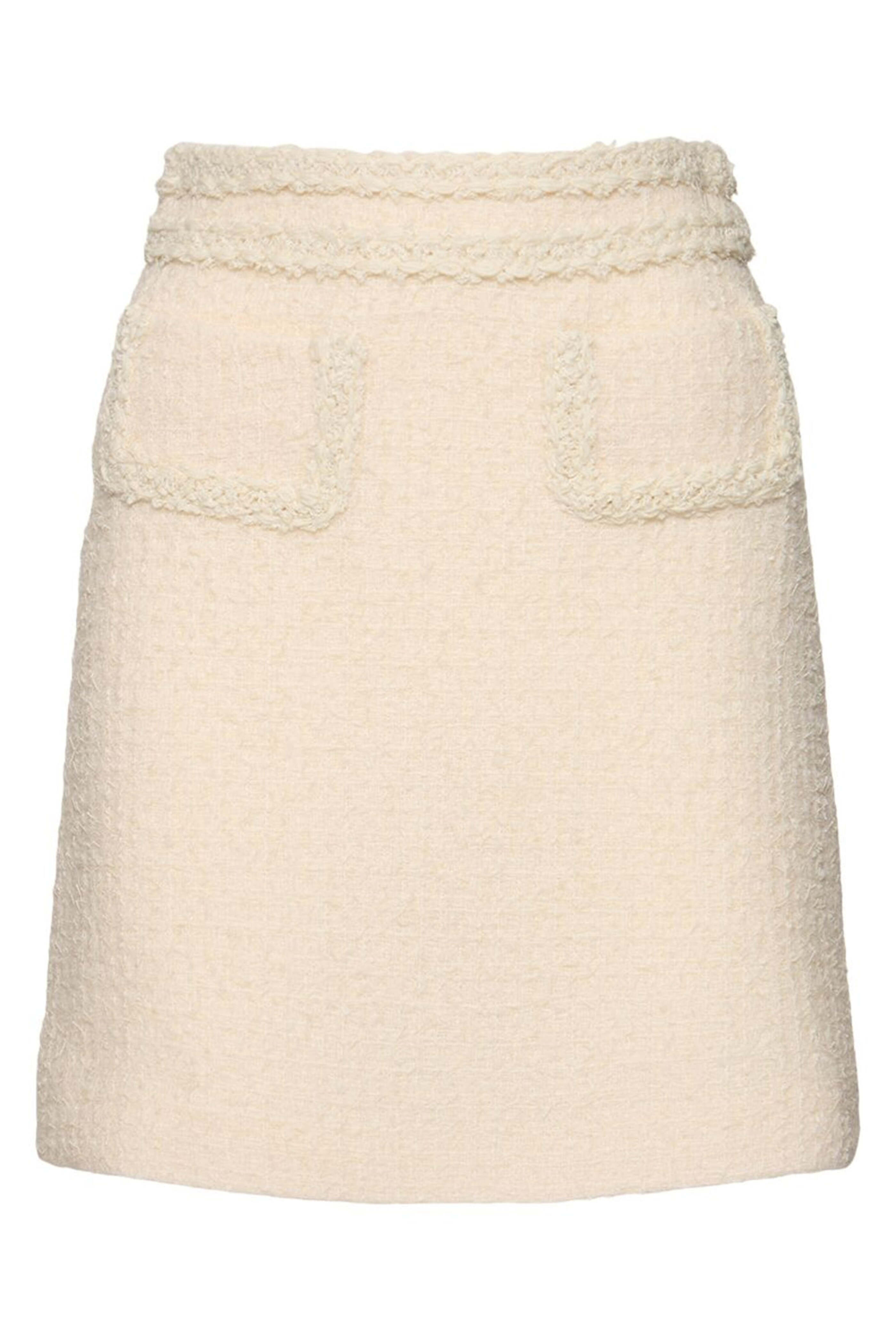 ミニスカート GIAMBATTISTA VALLI Women Mini Skirts 24FWPVCA2054 09UBE 9999 Sequined tweed miniskirt in beige - Giambattista Valli