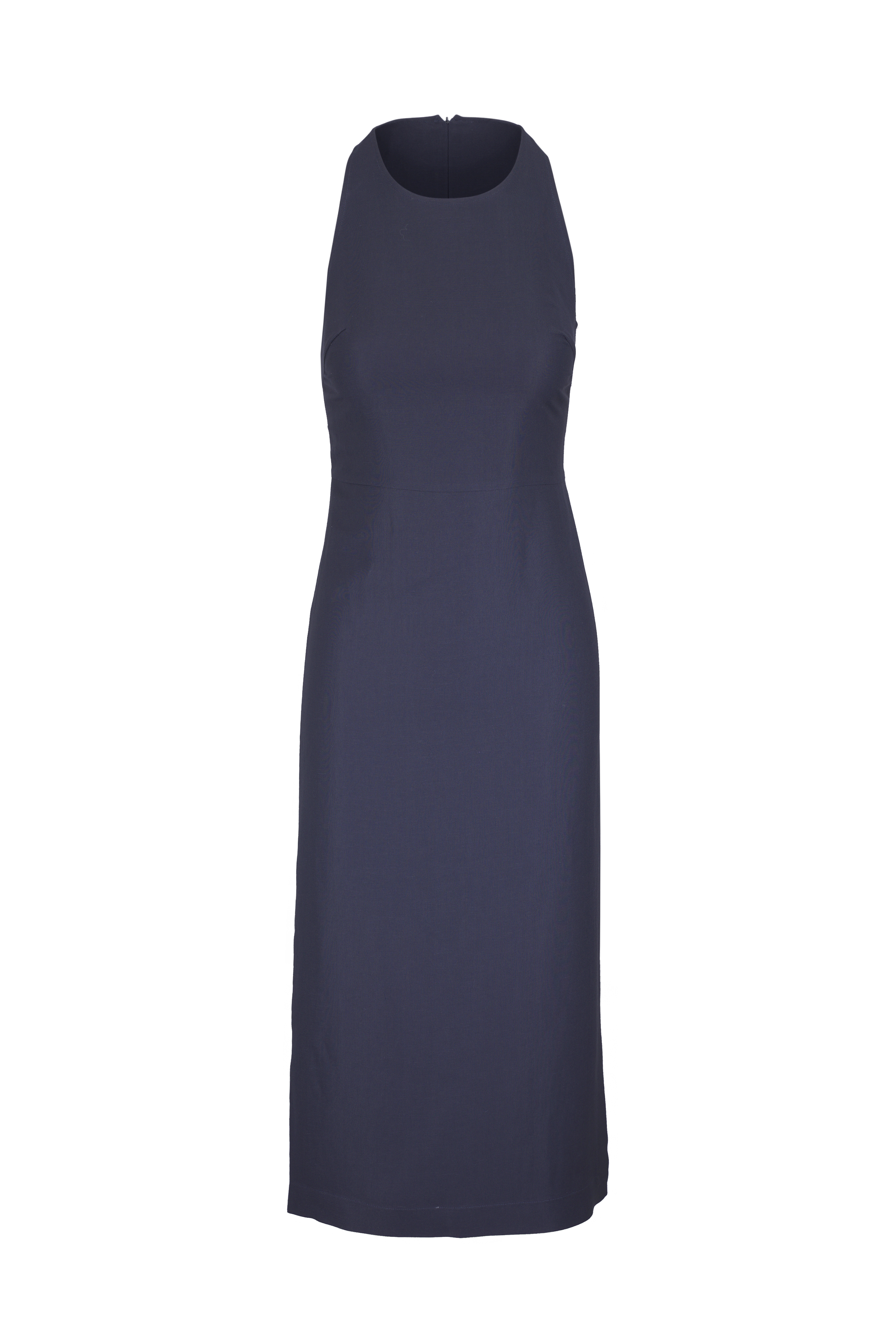 sachin and babi light blue dress Ganni Drop Waist Dress in Iris Check