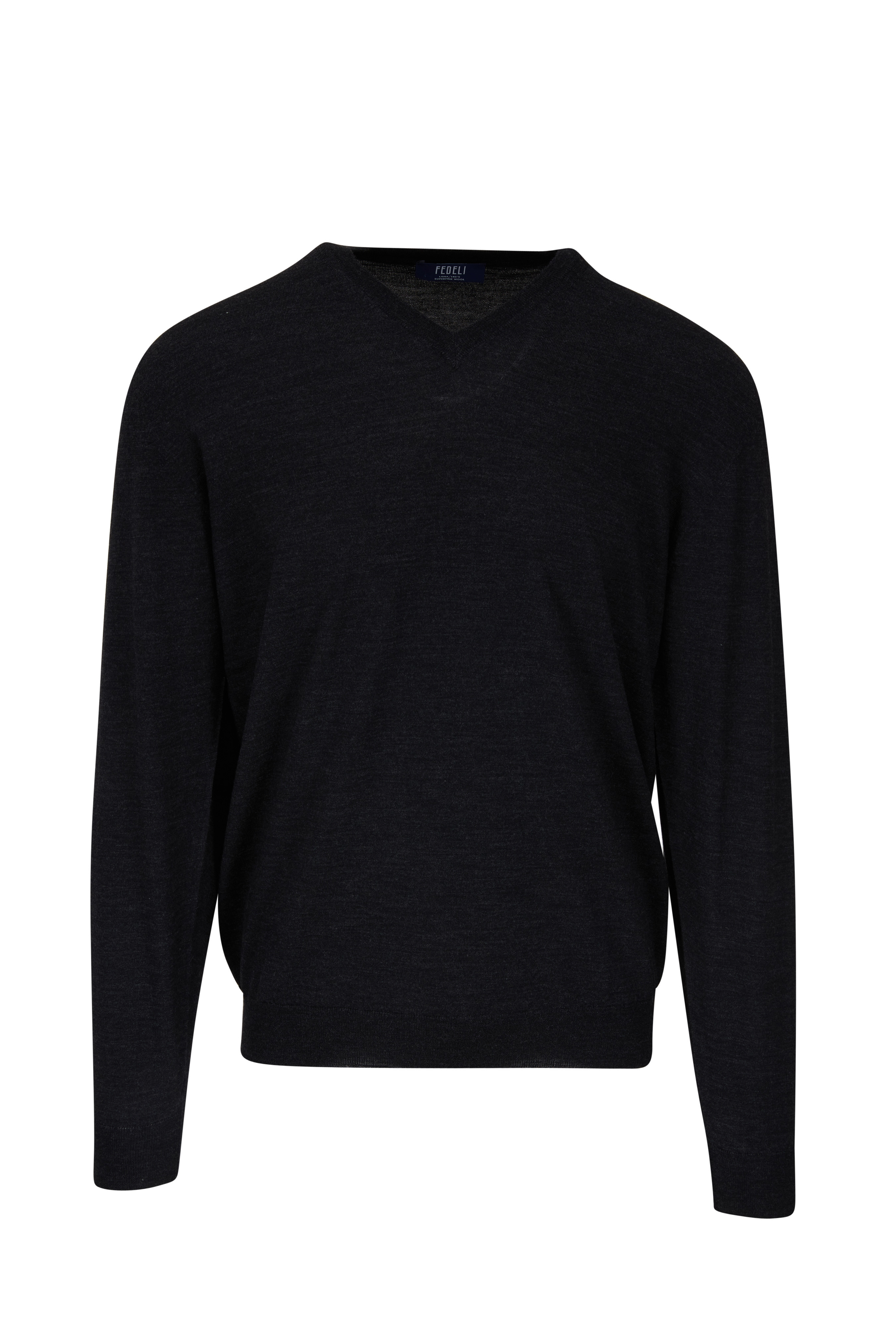 FEDELI LANA140 ニットカーディガン フェデーリ FEDELI FEDELI【フェデーリ】ハイゲージニットポロ SPORTMAN