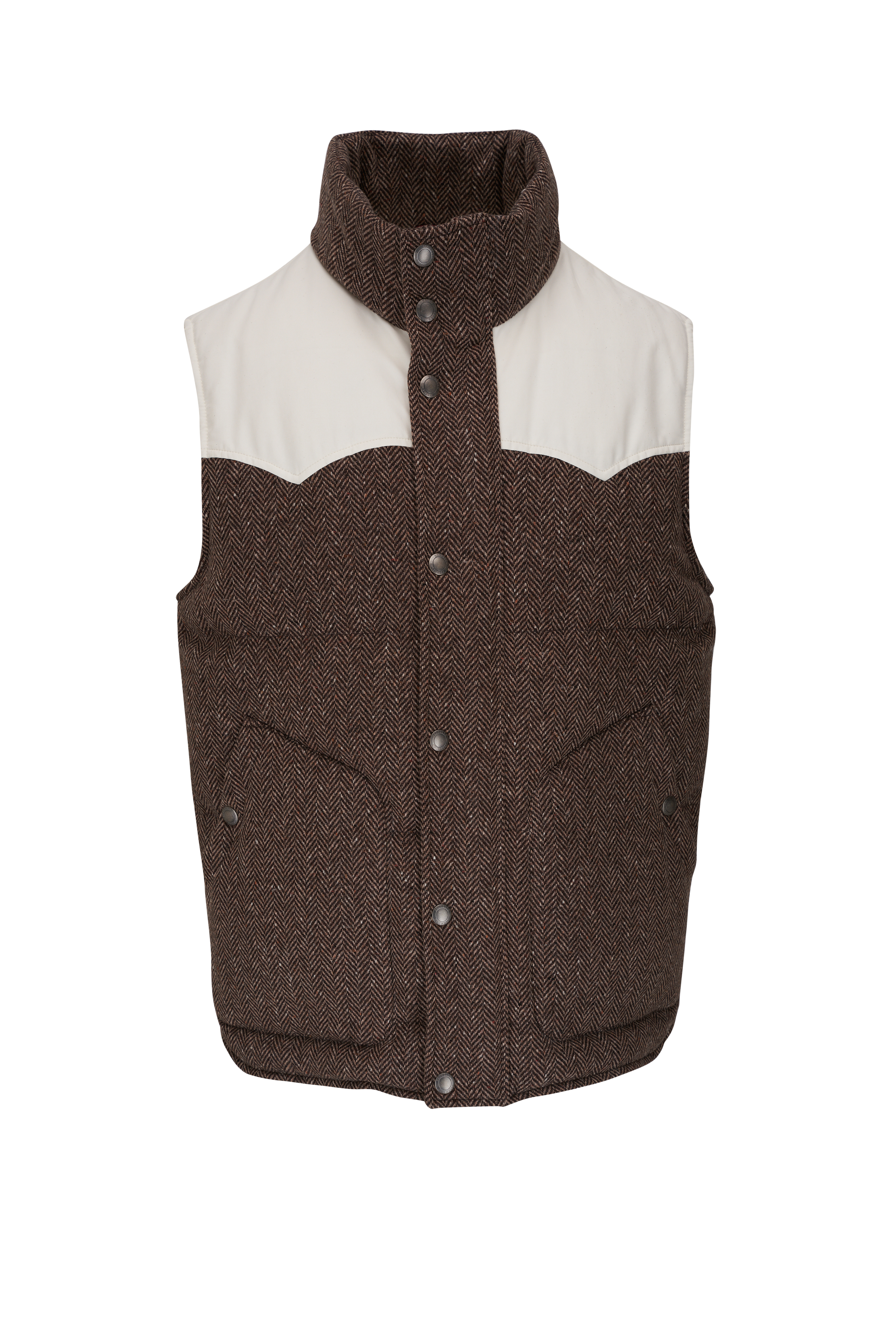 Brunello Cucinelli - Sage Green Nylon Vest | Mitchell Stores