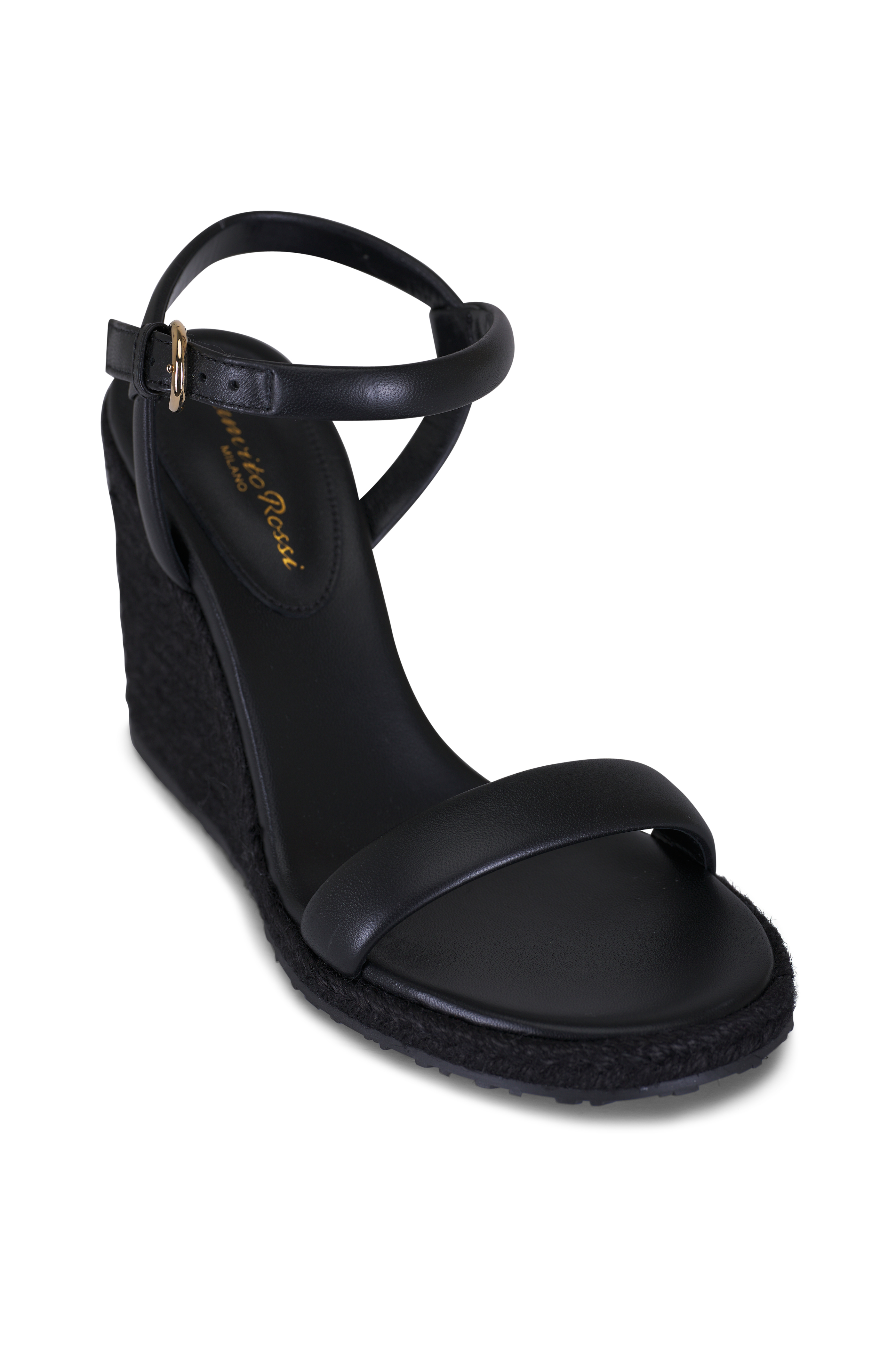 Valentino Garavani - Black Lace Ankle Tie Pointy Espadrilles