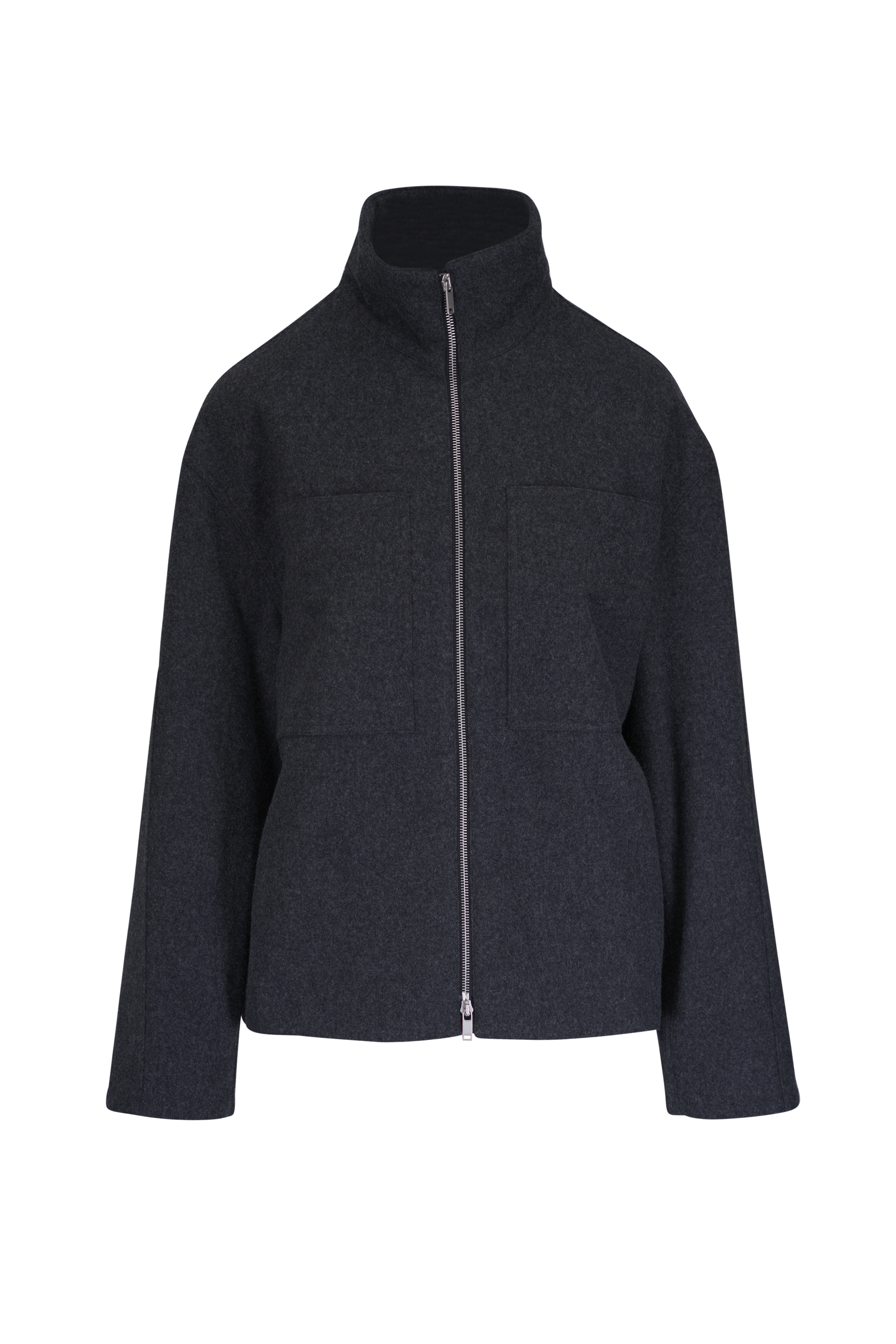 Jil Sander - Dark Navy Fit Padded Hooded Jacket | Mitchell Stores
