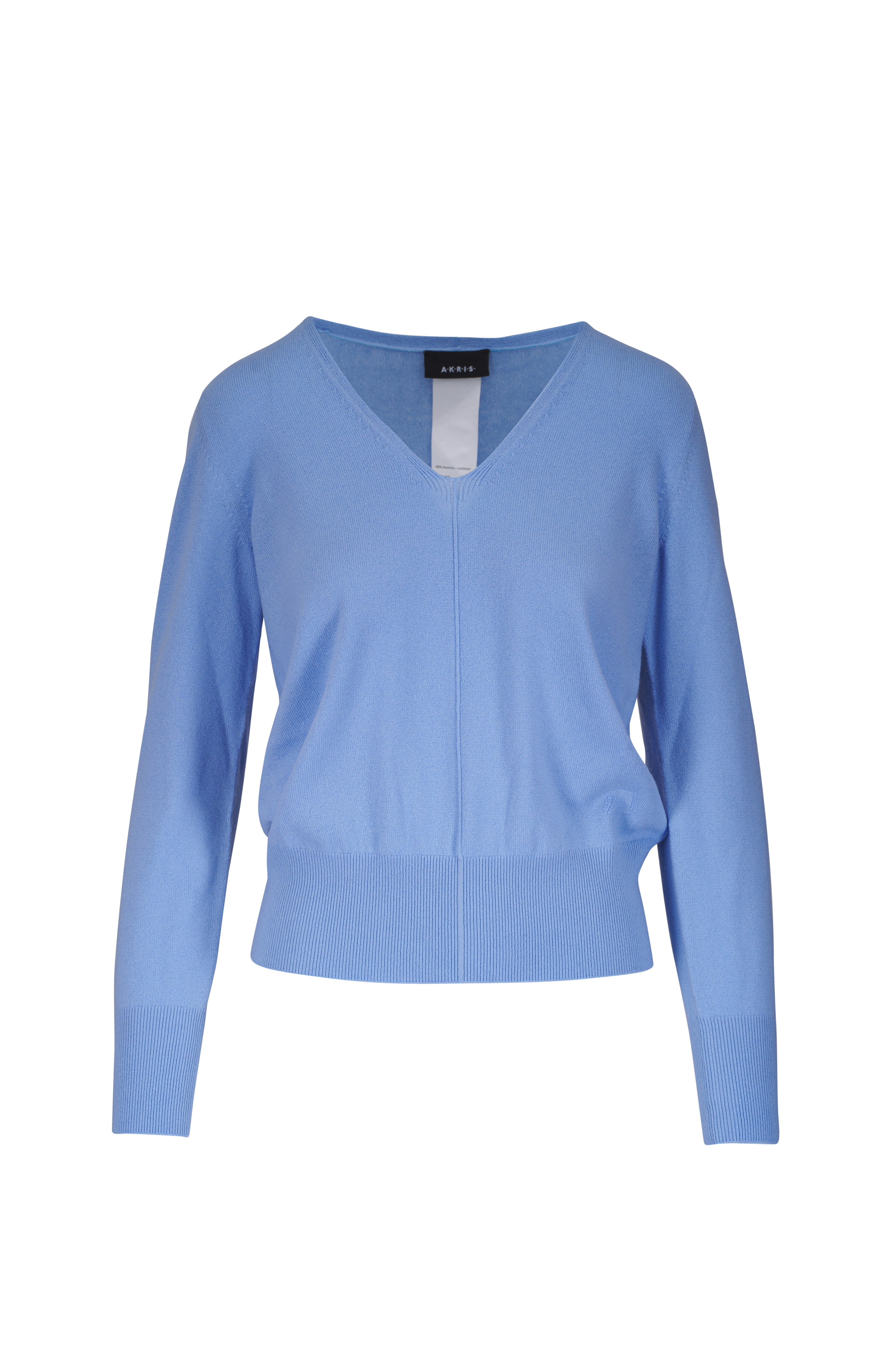 Bottega Veneta - Abyss Blue Wool Quarter-Zip Sweater