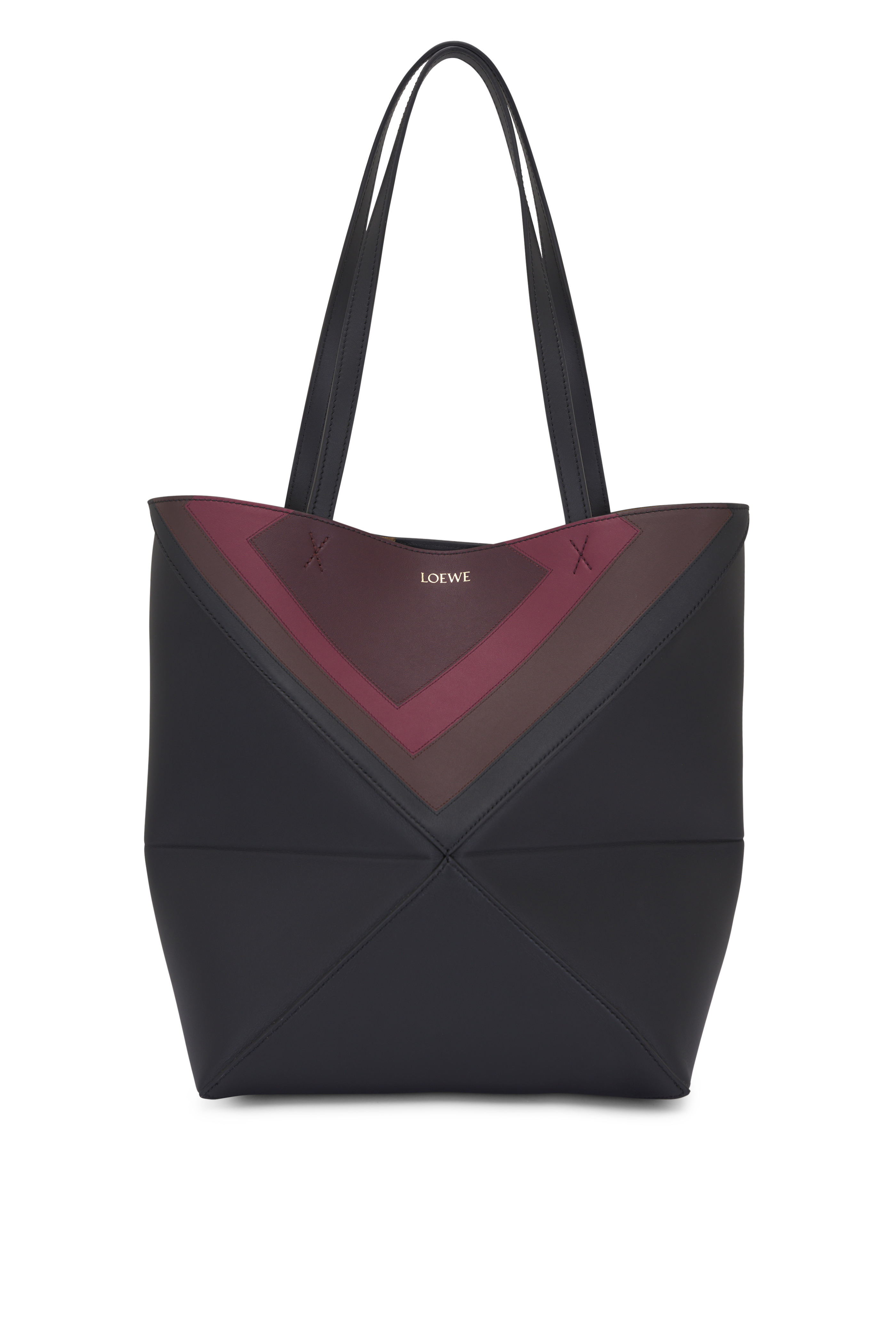 VIP【関税送料無料】希少 LOEWE PUZZLE FOLD MINI LEATHER TOTE 0400019154896_BLACK?wid=600&