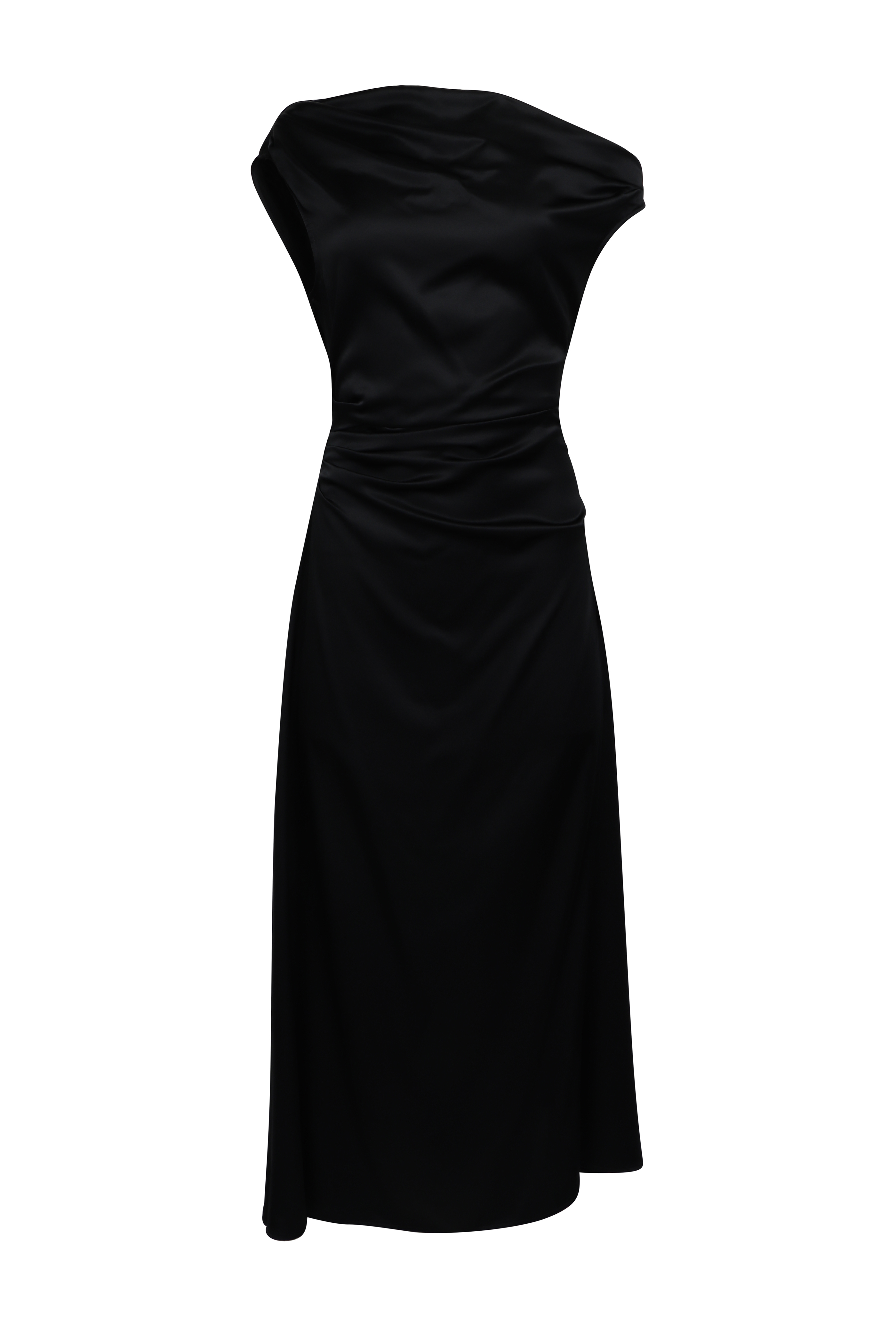 まりも　0430 Zero + Maria Cornejo - Long Miu Olive Silk Charmeuse Maxi Dress