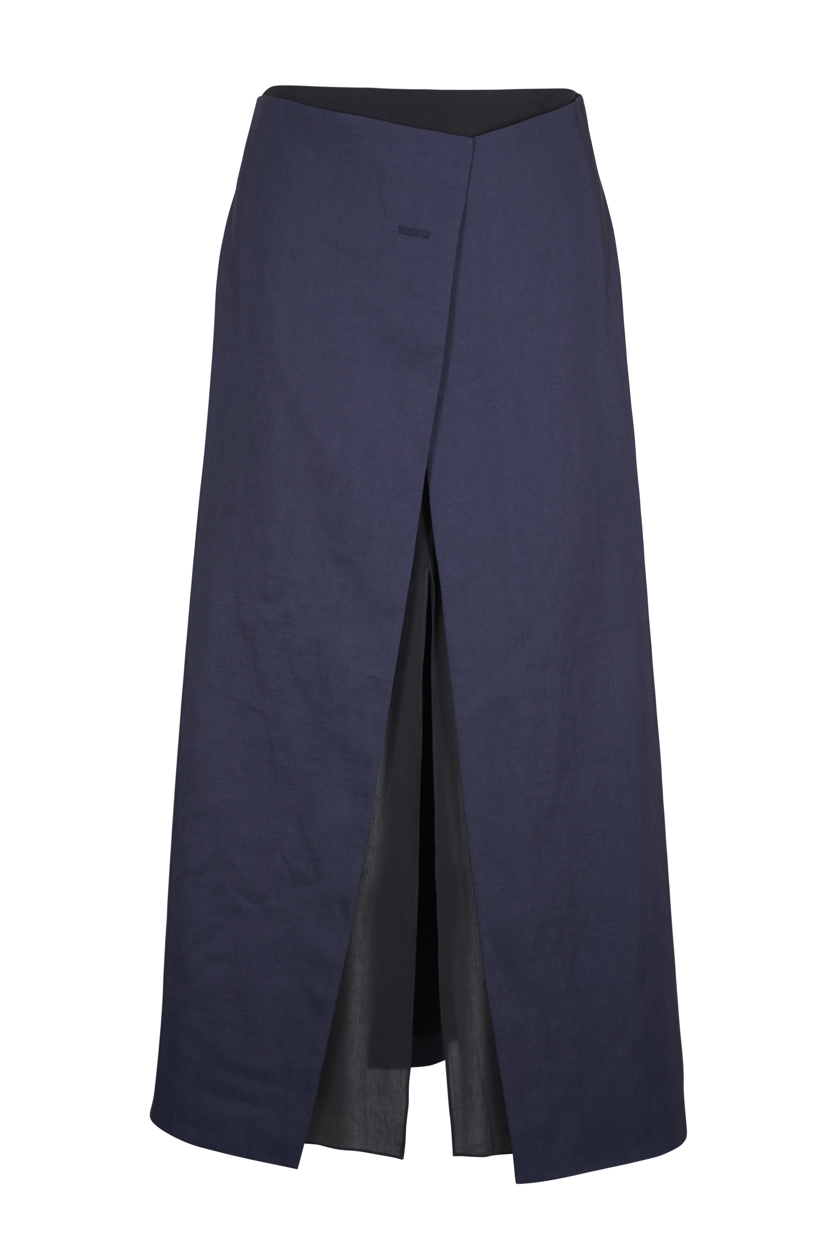 Miu Miu - Navy Cotton Fleece Mini Skirt | Mitchell Stores