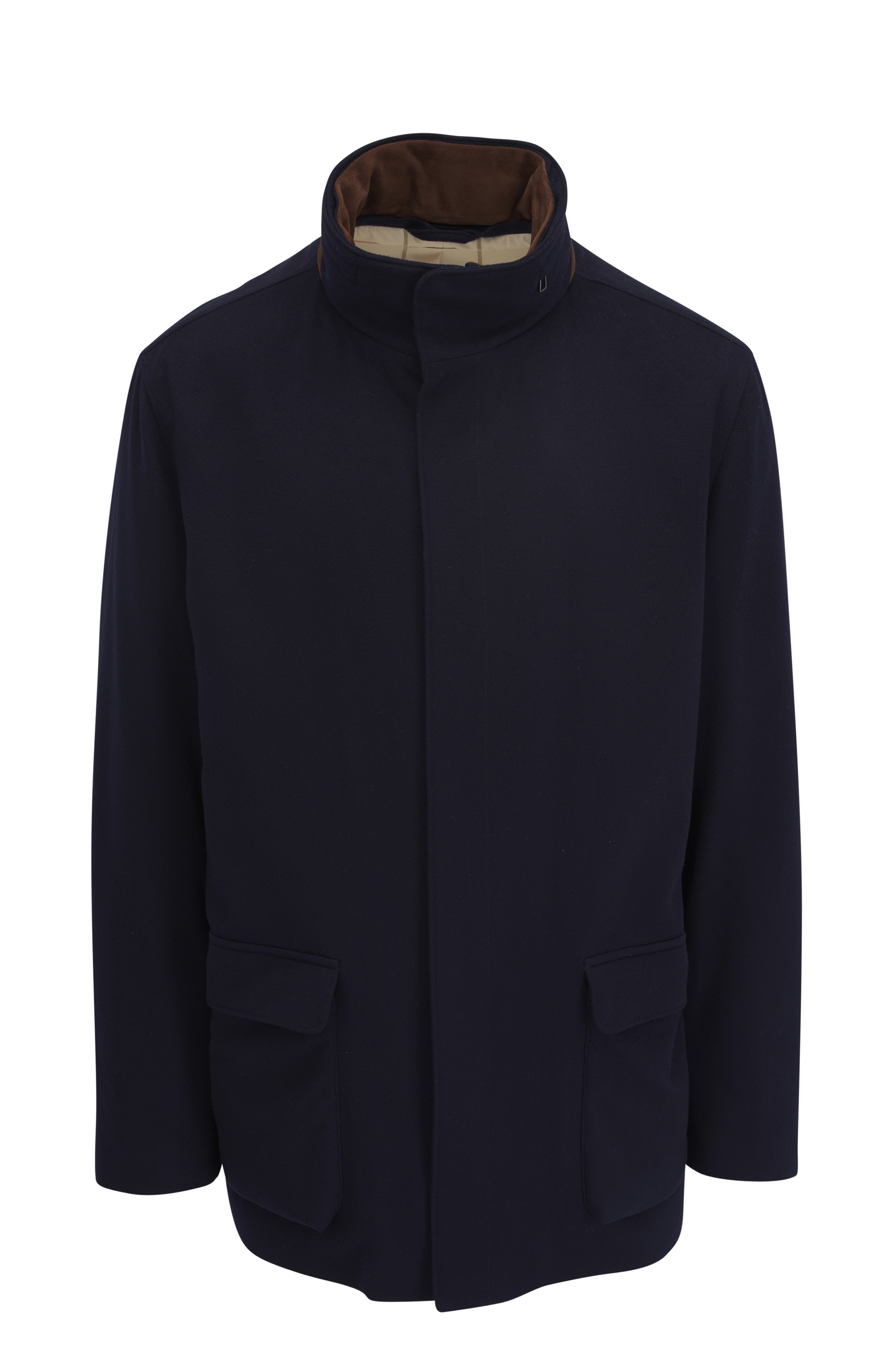 Loro Piana - Torino Brown & Green Wool & Cashmere Jacket Loro Piana - Torino Brown & Green Wool & Cashmere Jacket