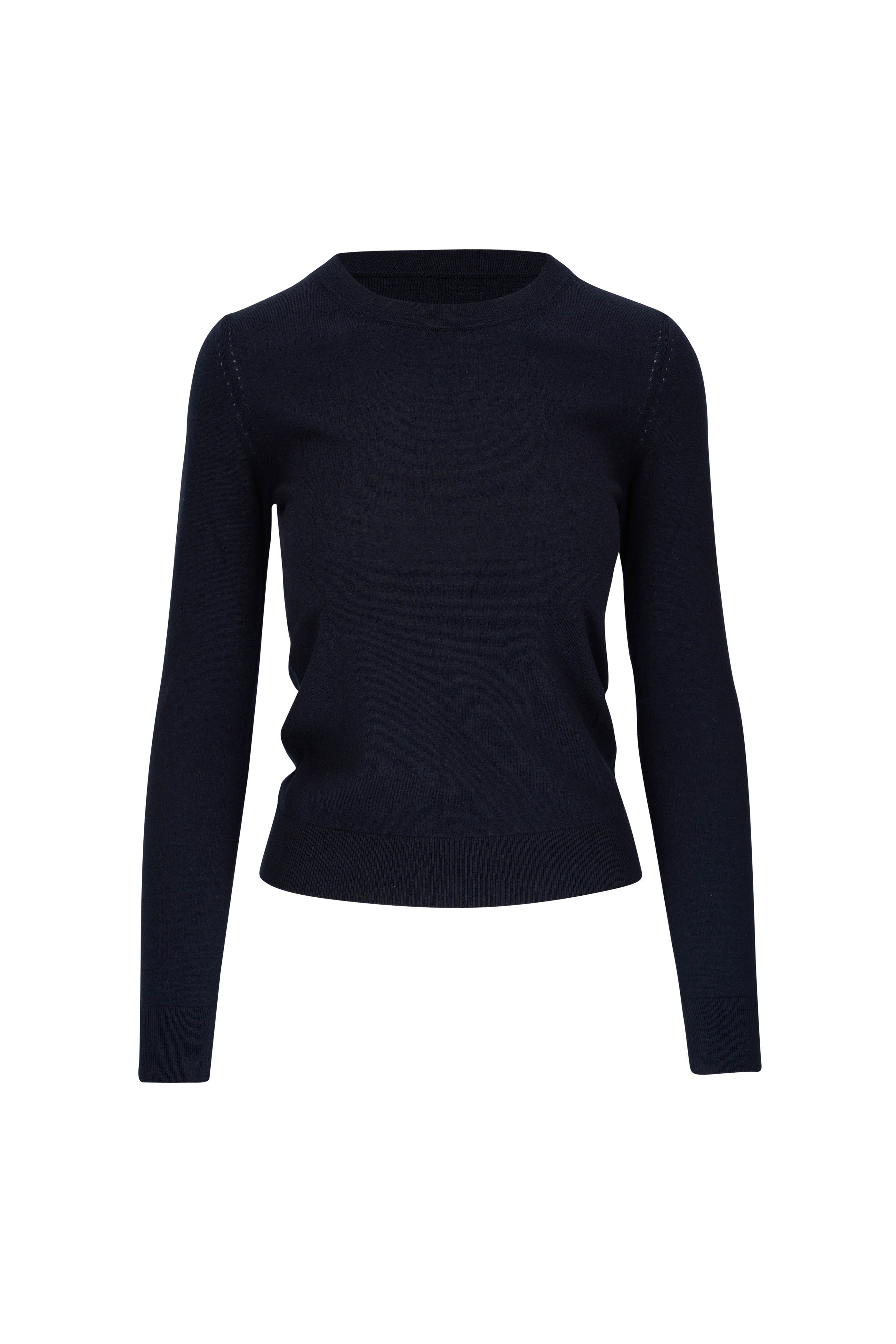 ブルネロクチネリ クルーネック カシミアセーター 46 ネイビー ブルネロクチネリ ネイビーセーター ブルネロクチネリ クルーネック